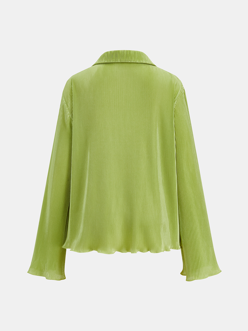 Plissiertes Crop-Shirt mit gedrehter Vorderseite und Shorts-Set