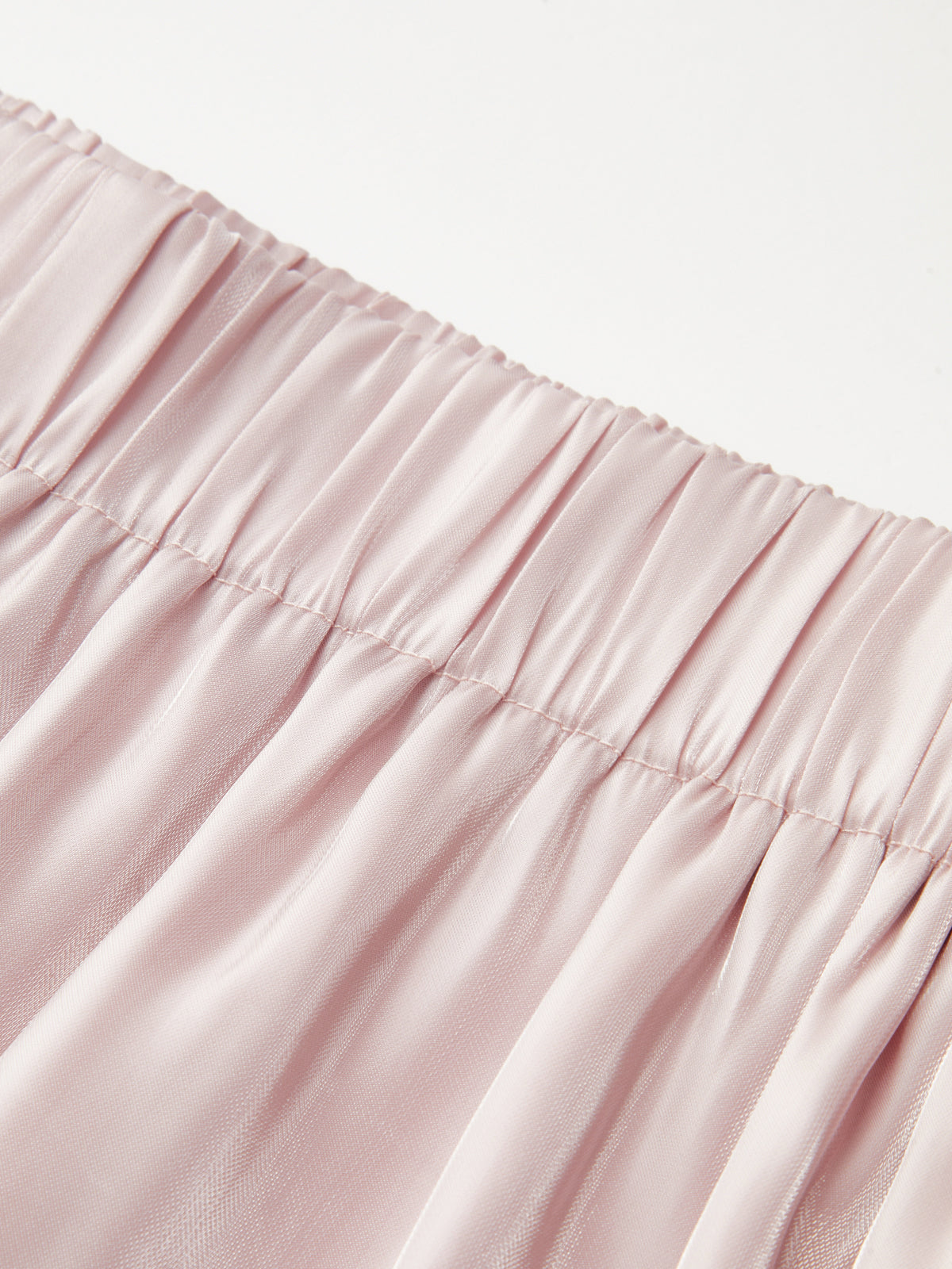 Elastische Taille Glänzende Laternenhose