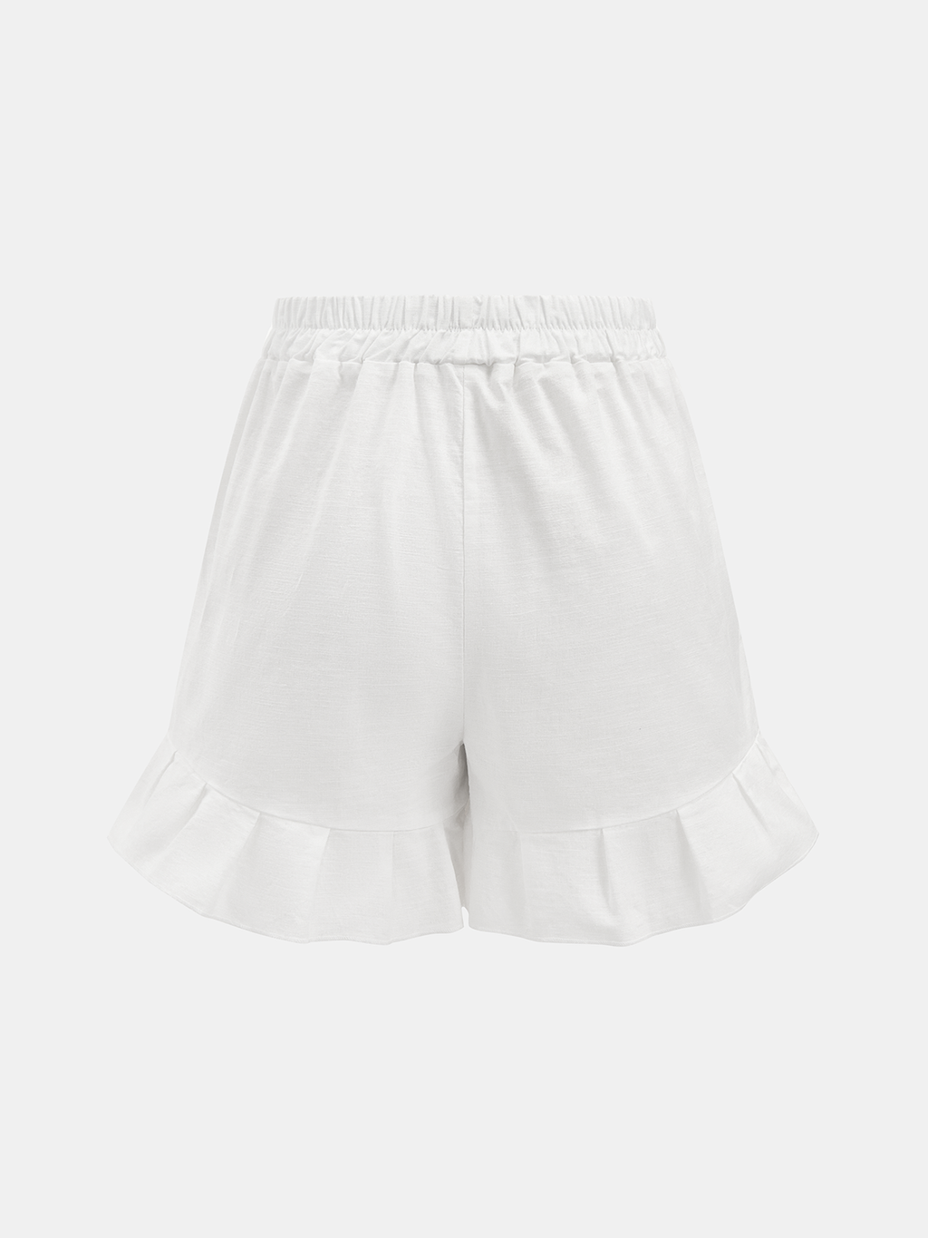 Ensemble Blouse à nouer en coton et Short à volants