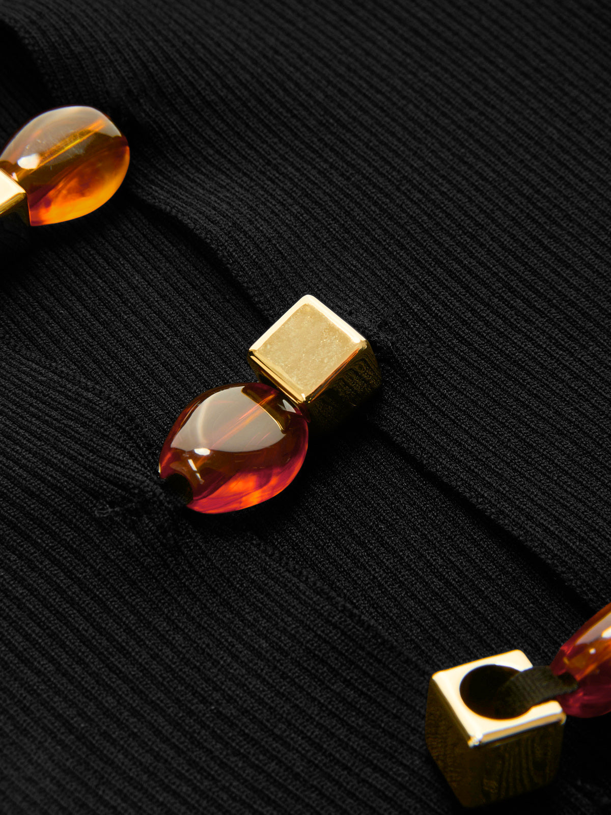 Haut en maille Amber à taille froncée