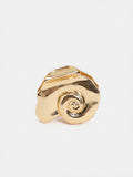 Spiral-Muschel-Haarklammer aus Metall