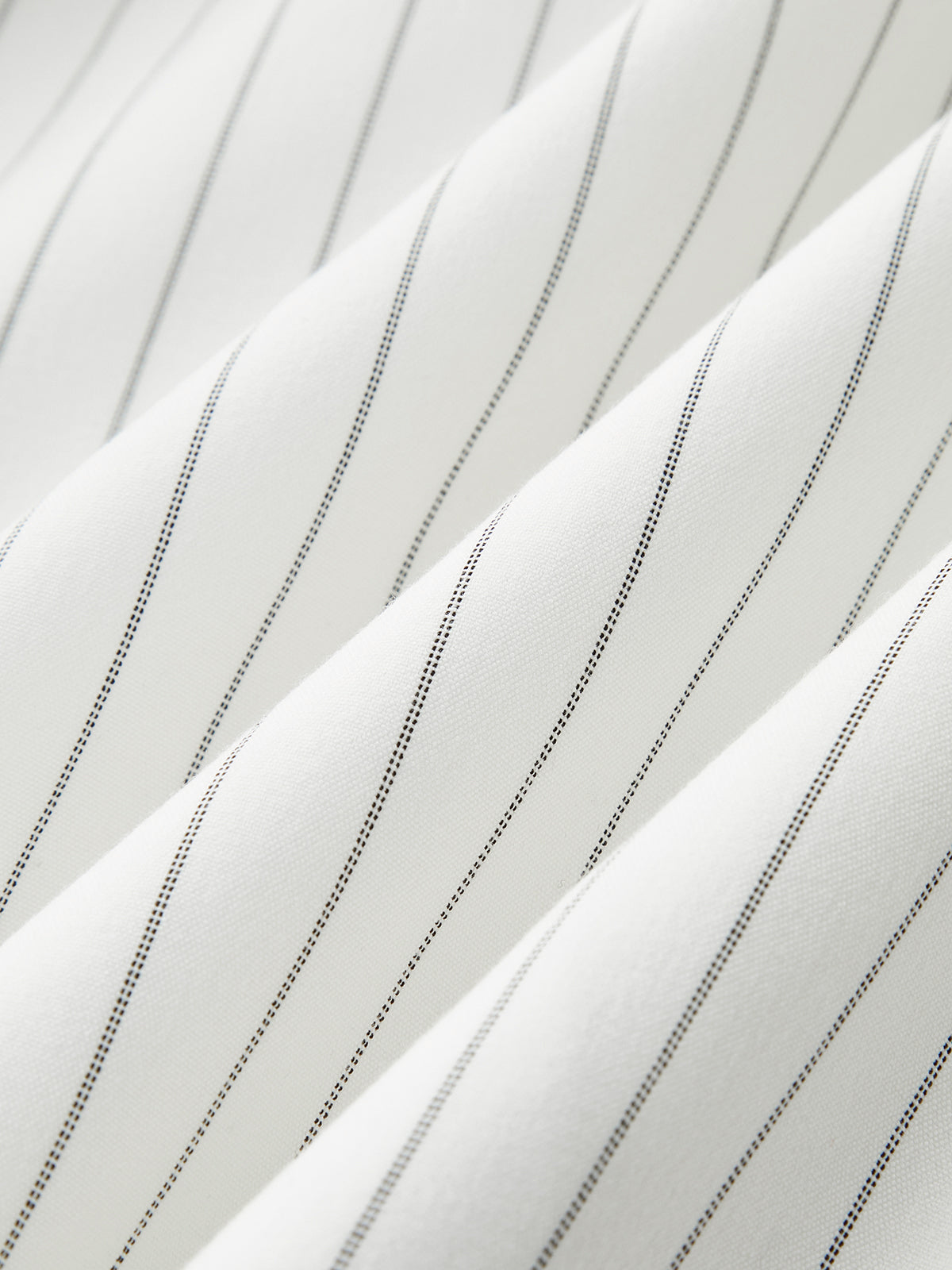 Robe longue froncée sans manches à rayures en mélange de coton