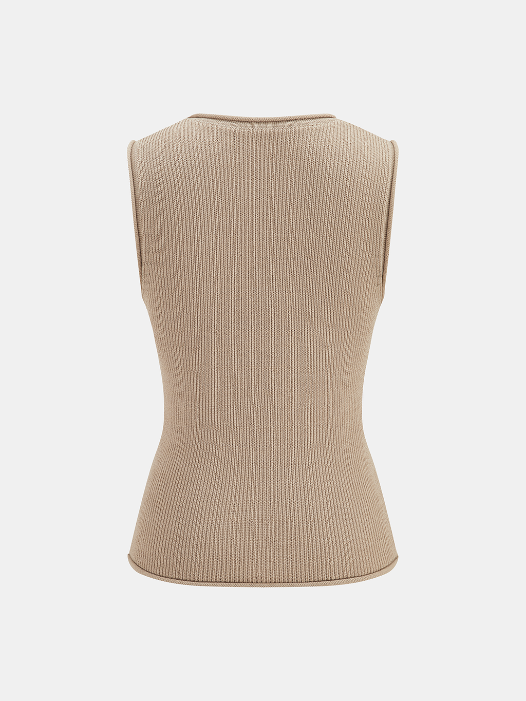Gilet en maille orné de clous métalliques