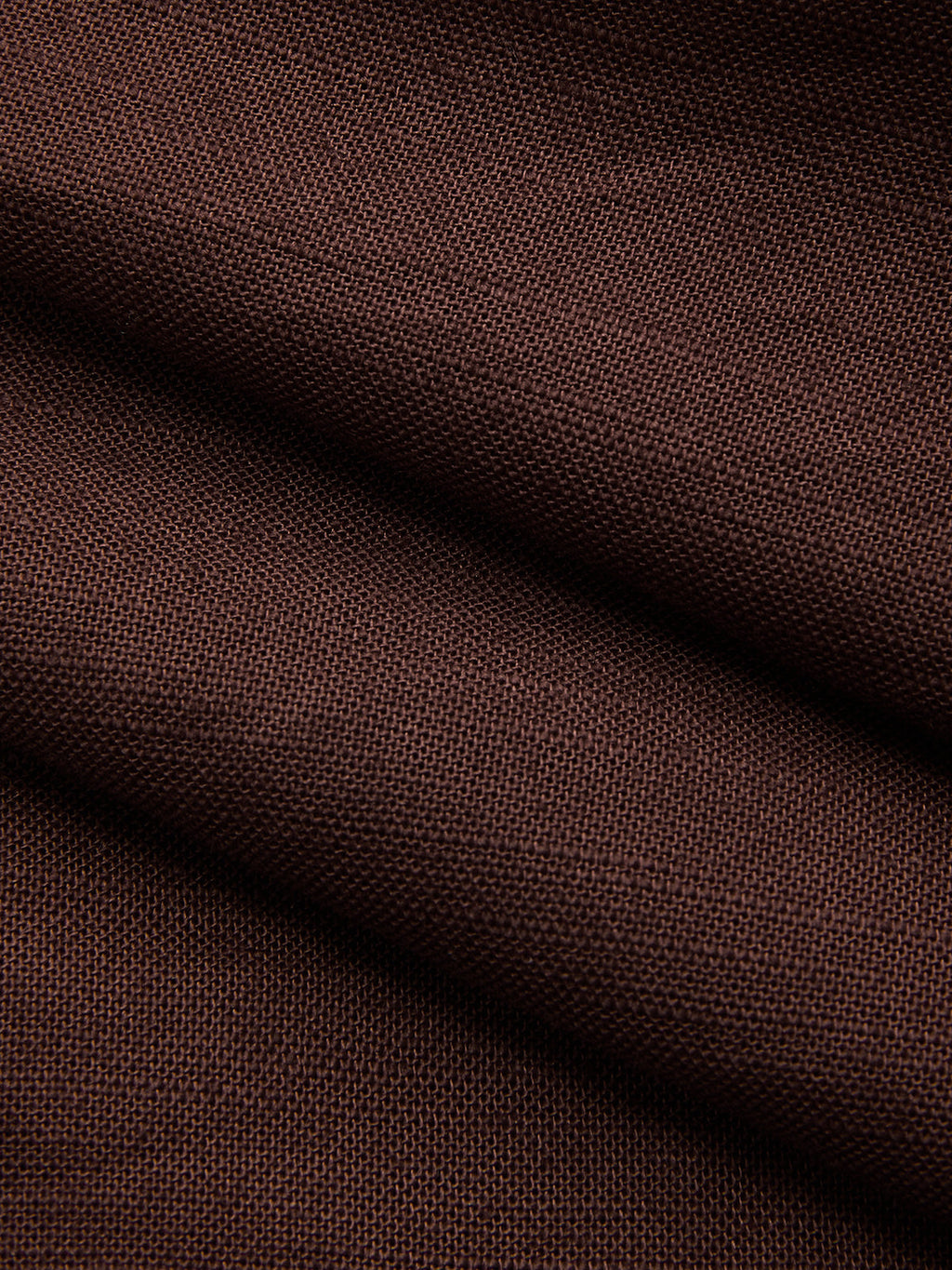 Kurzes One-Shoulder-Kleid aus Baumwollleinen mit Raffungen