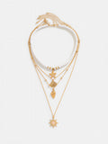 Collier ras-de-cou multicouche Océan