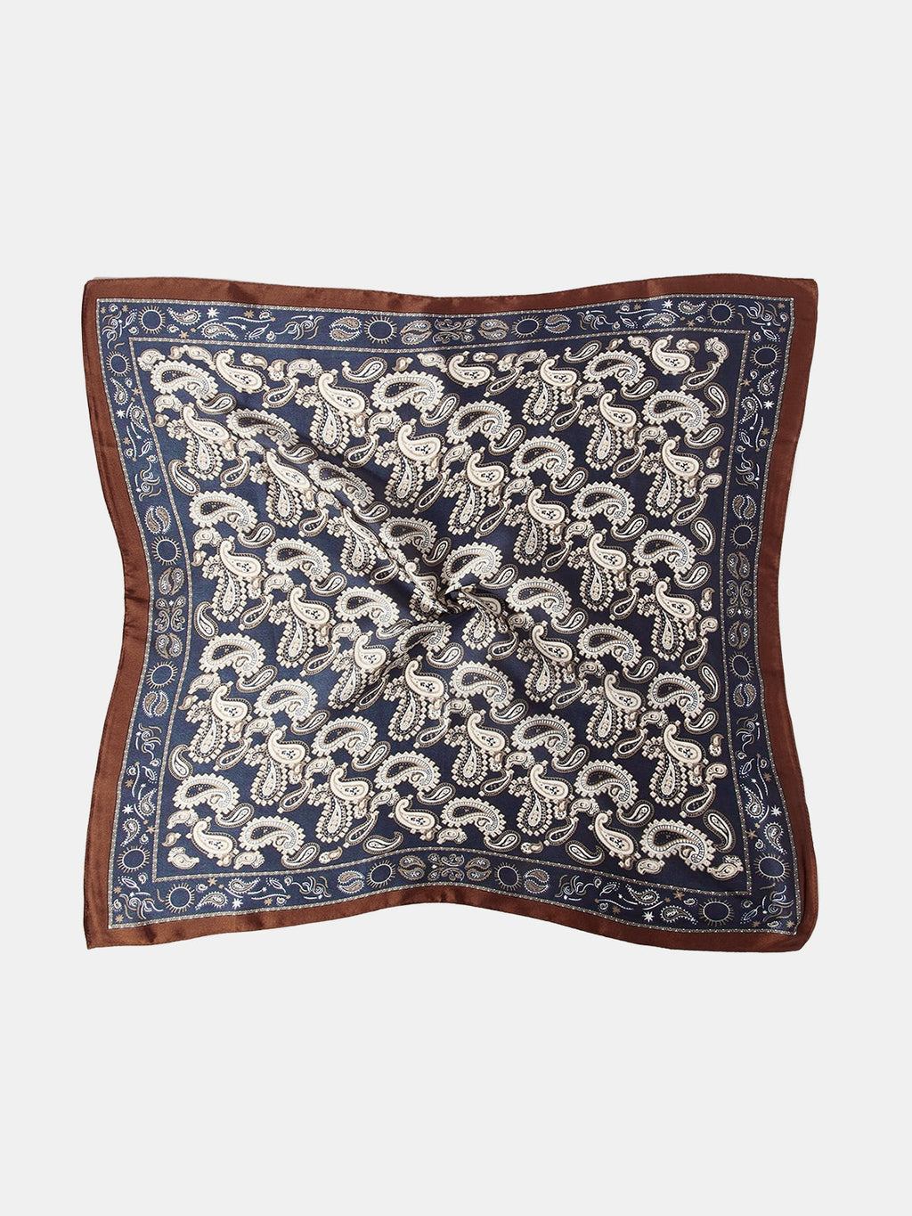 Carré en Soie Paisley 100% Soie