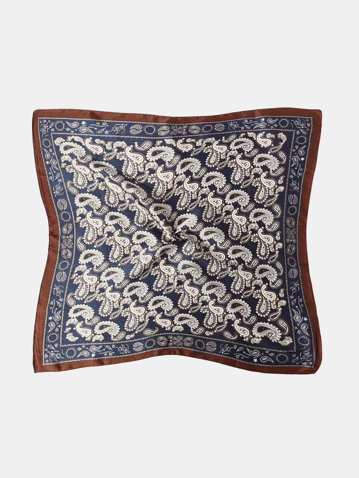 Carré en Soie Paisley 100% Soie