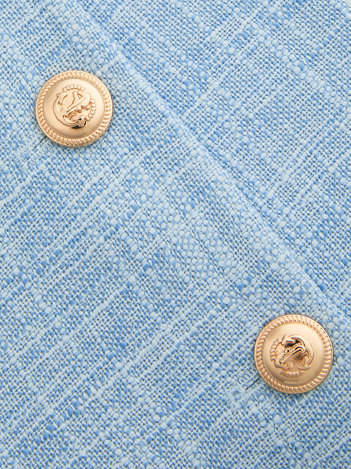 Ensemble gilet et short en métal texturé