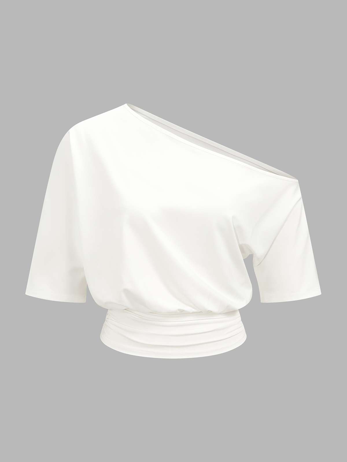 Carmen-Top mit gesmokter Taille