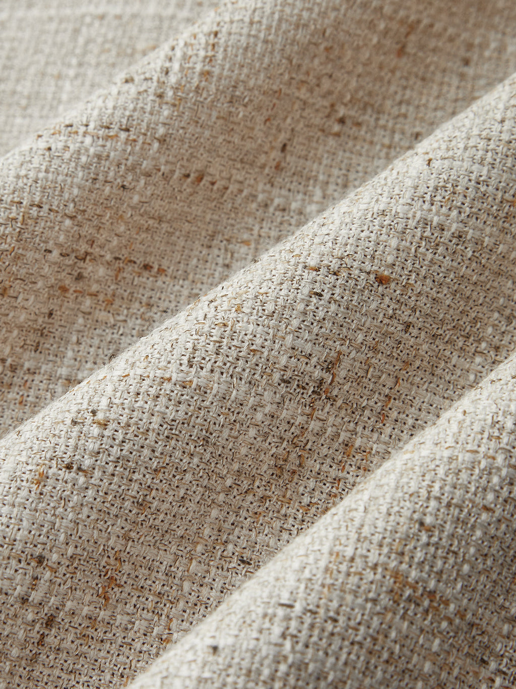 Hose mit Textur, Überlappungsdetails, Schnürung in der Taille und weitem Bein