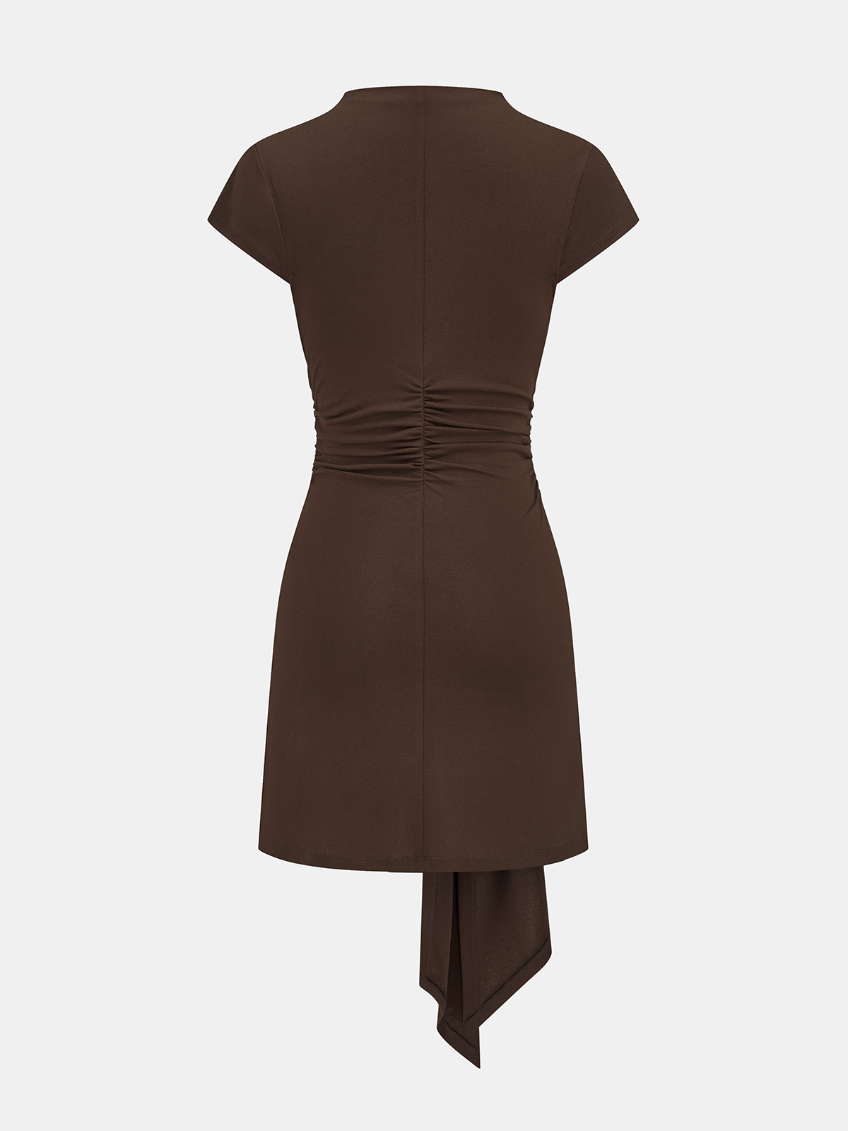 Kurzes, figurbetontes Mini-Kleid mit Schnalle