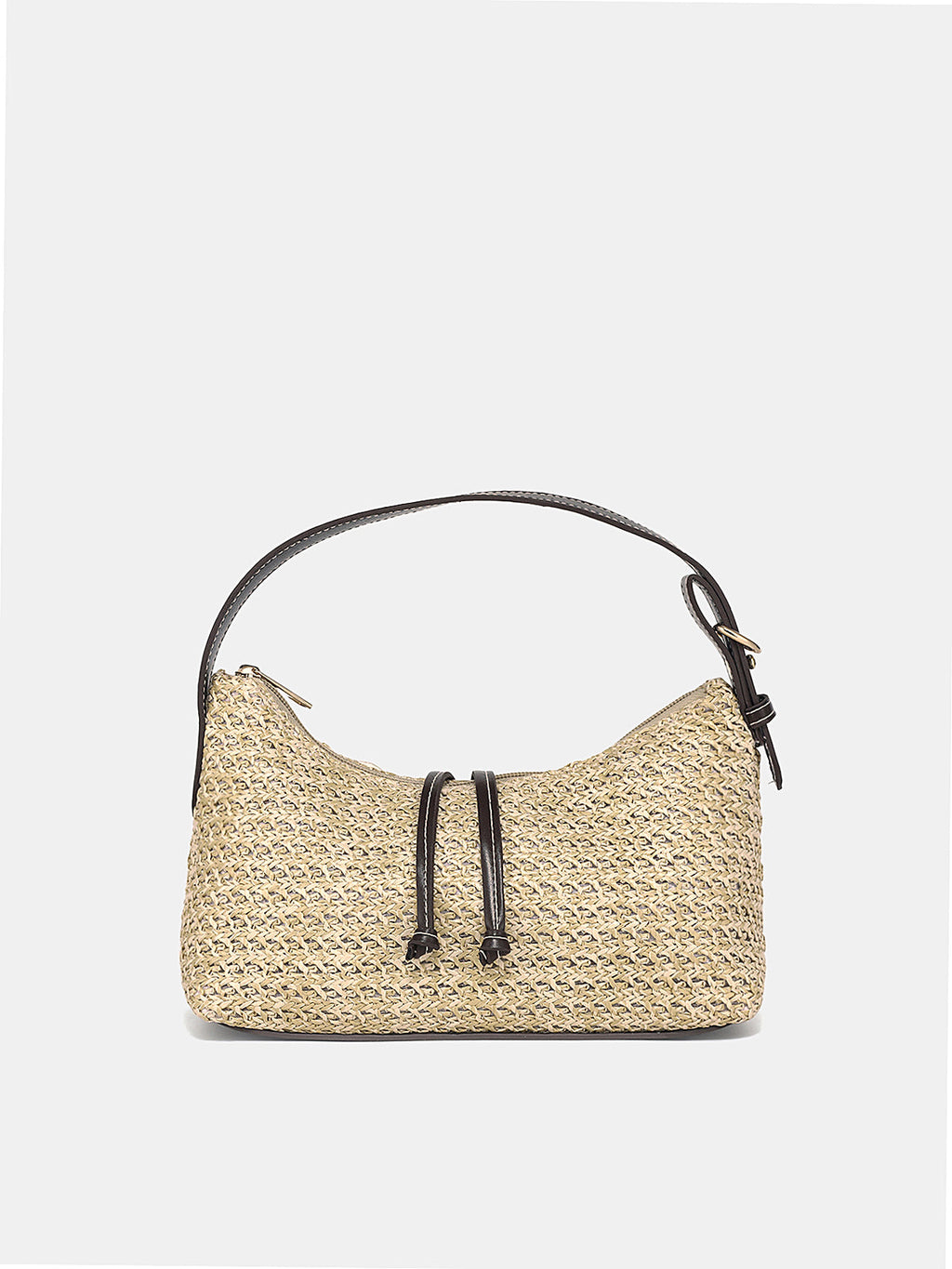 Sac à bandoulière tressé en paille