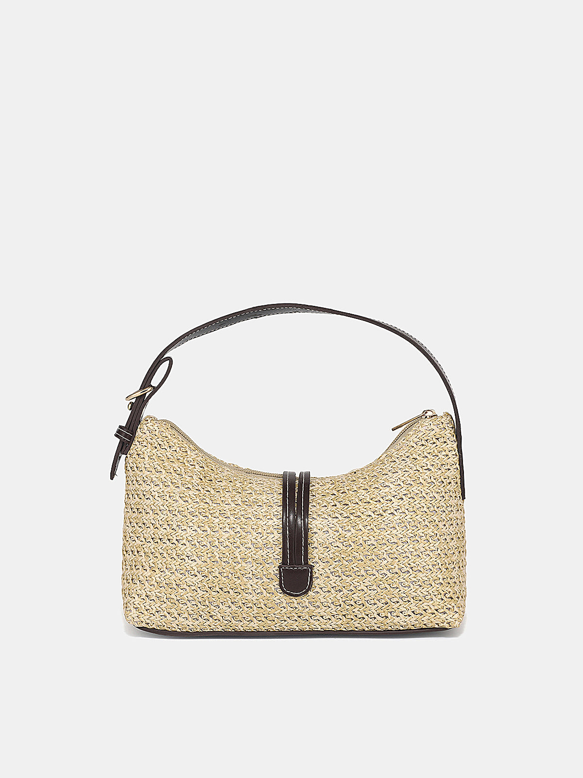Sac à bandoulière tressé en paille