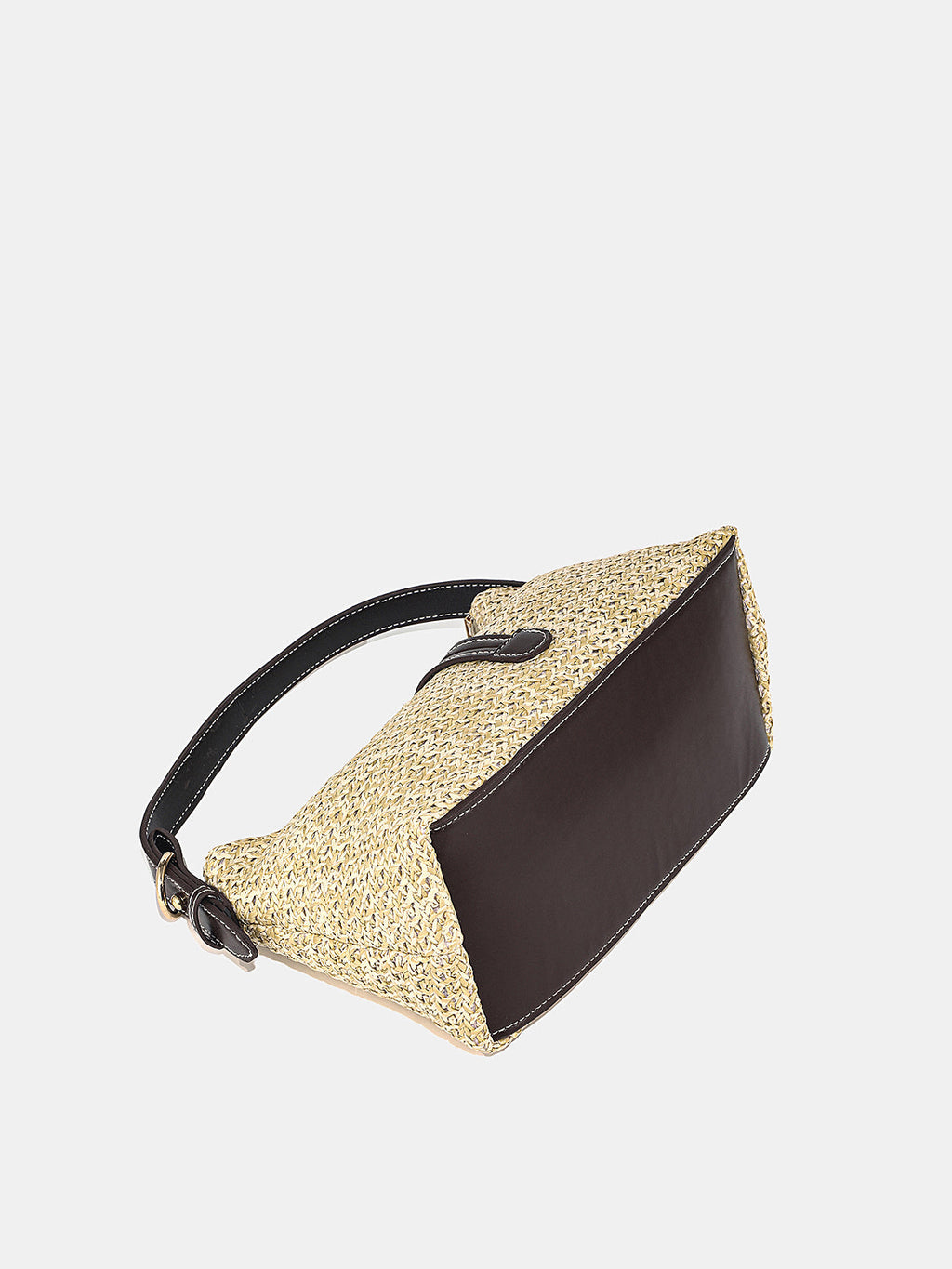 Sac à bandoulière tressé en paille