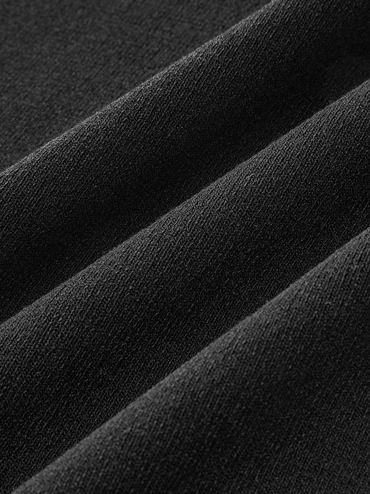 Kontrastkragen Strick-Maxikleid mit kurzen Ärmeln