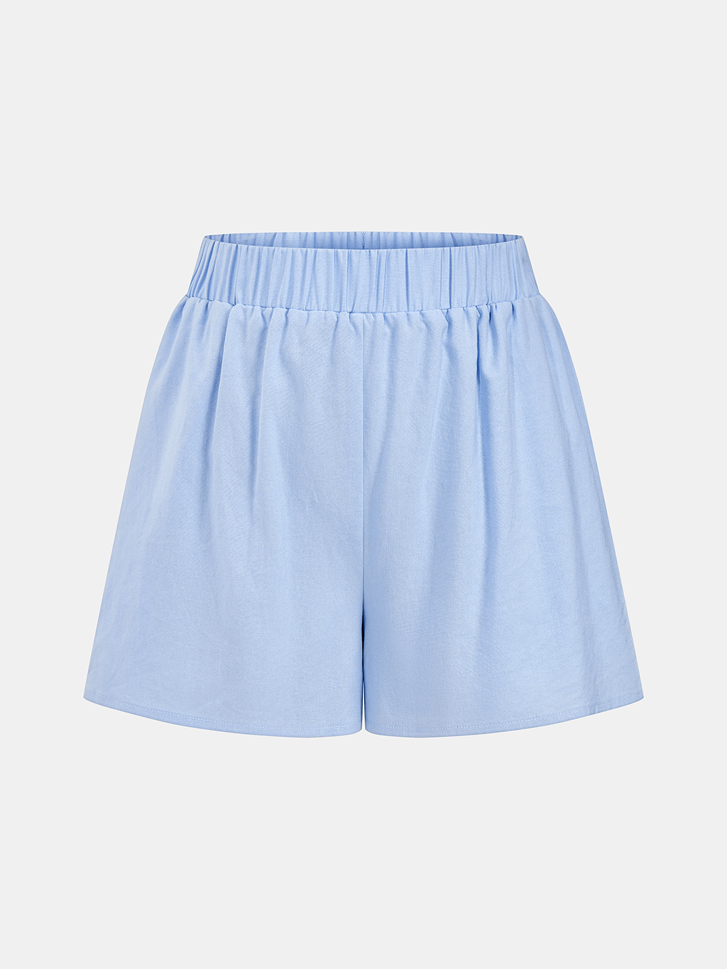 Ensemble Top Peplum Froncé Épaules Dénudées et Short