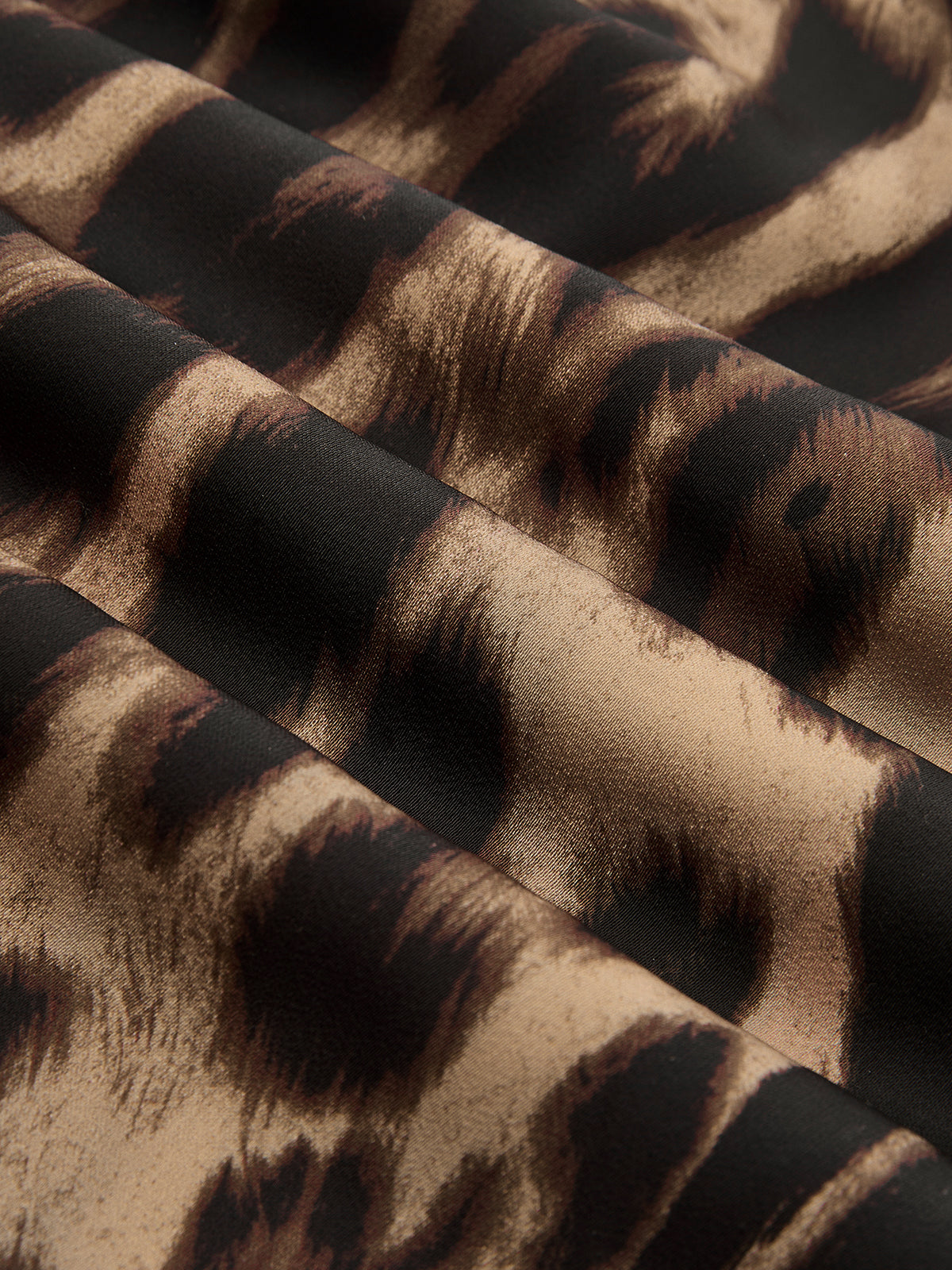 Ärmelloses Maxikleid mit Leopardenmuster