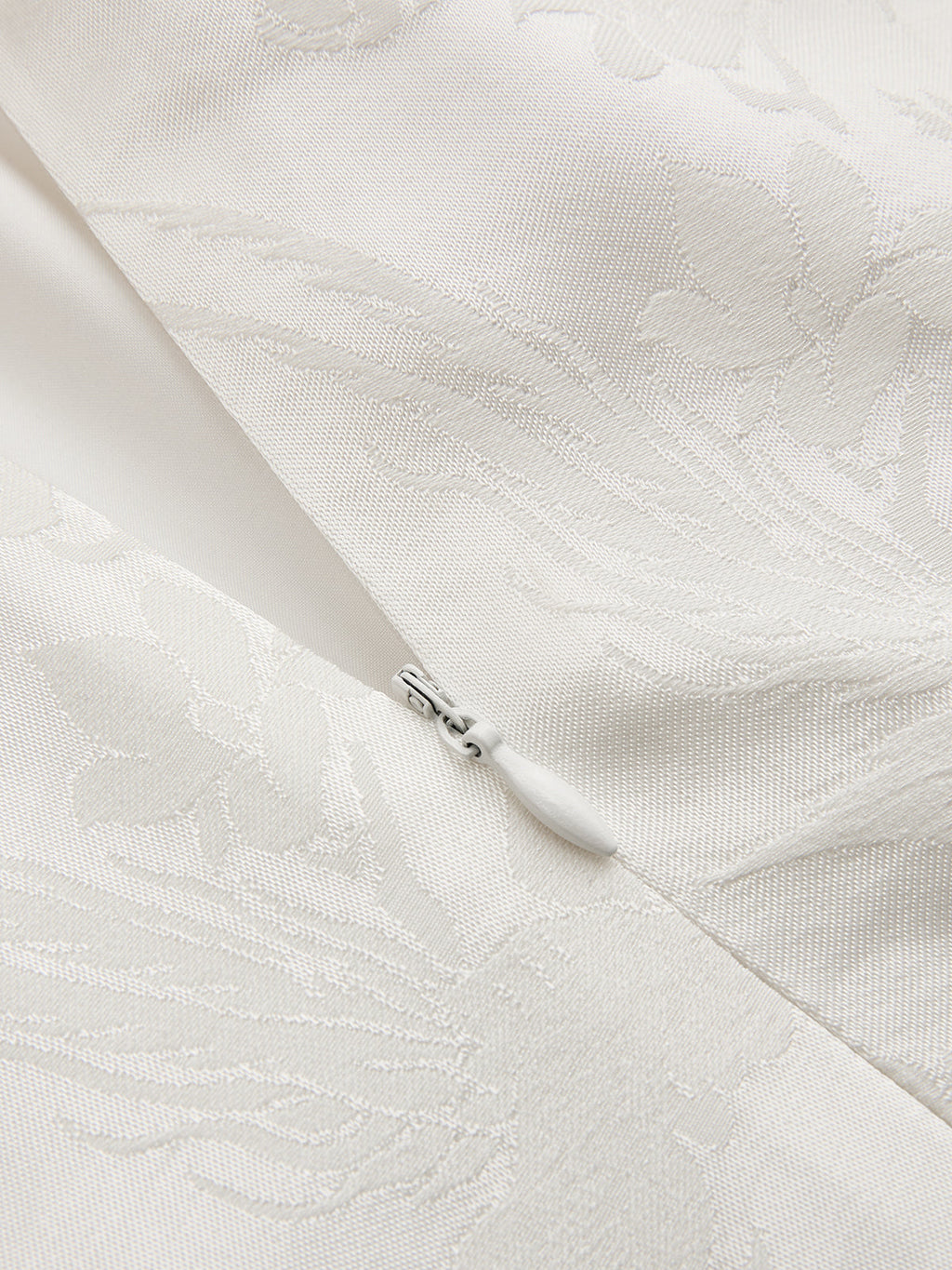 Mini-robe cheongsam jacquard floral