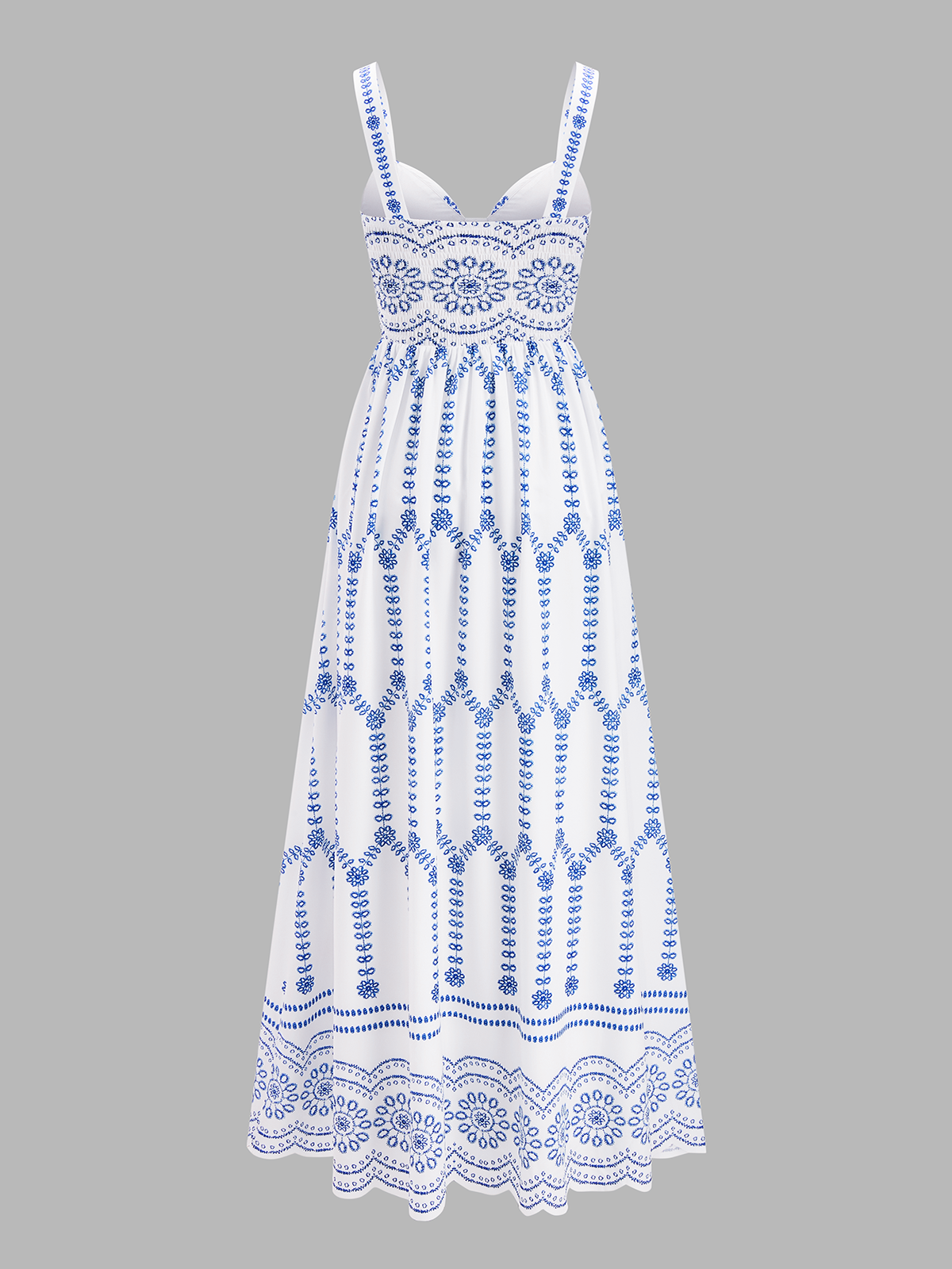 Boho Maxikleid mit Blumenmuster und Cut-Outs