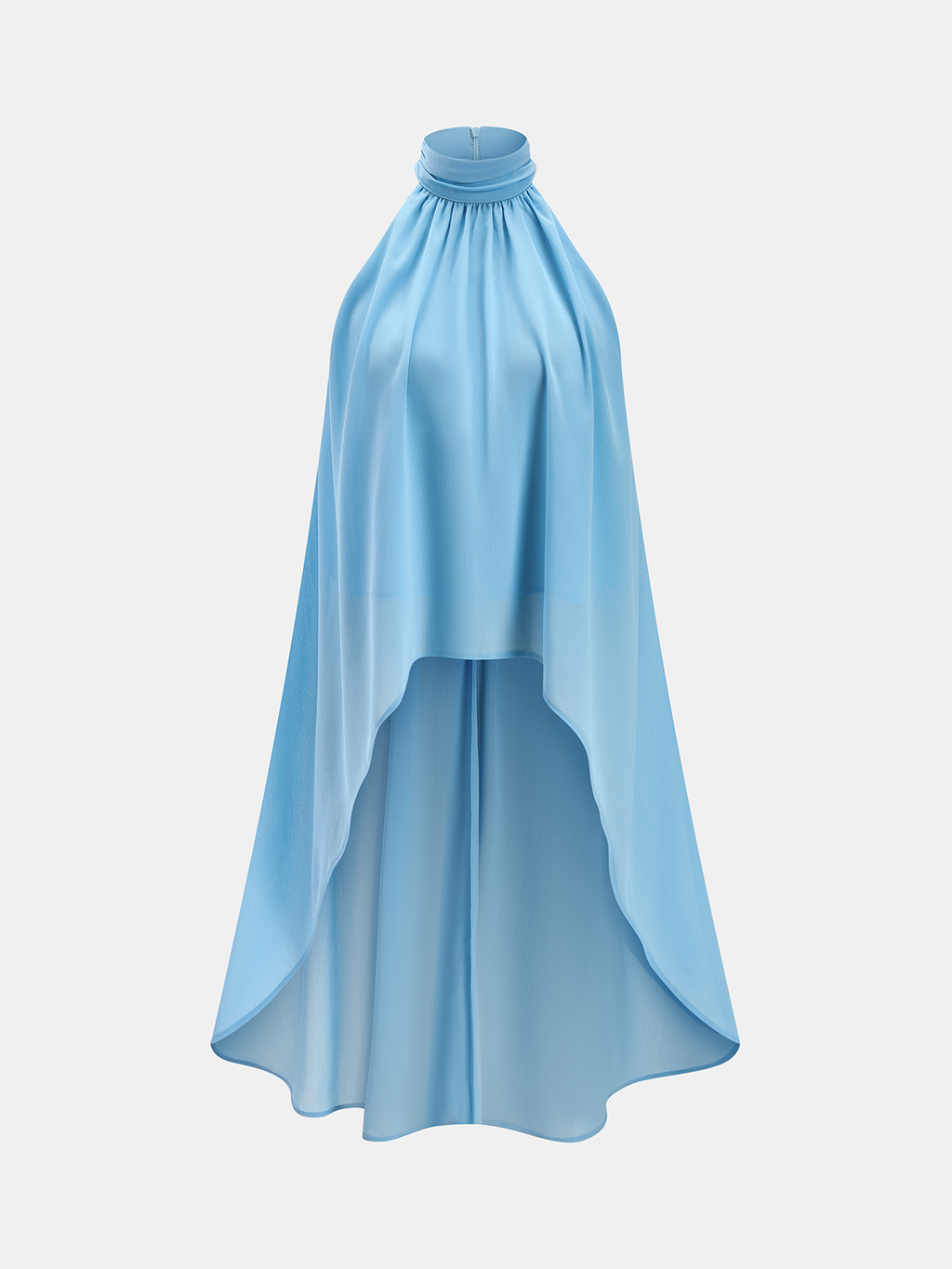 Ensemble pantalon et haut sans manches en mousseline fluide