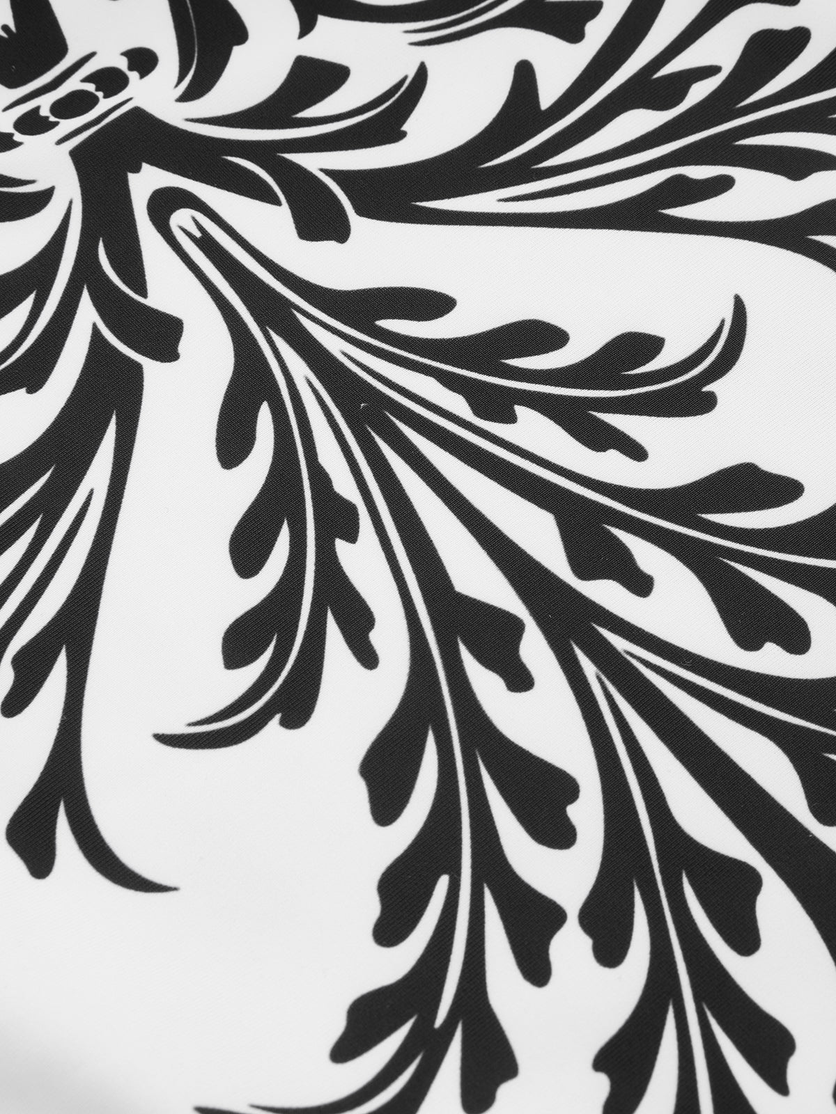 Barock-Print Badeanzug & Sarong-Set