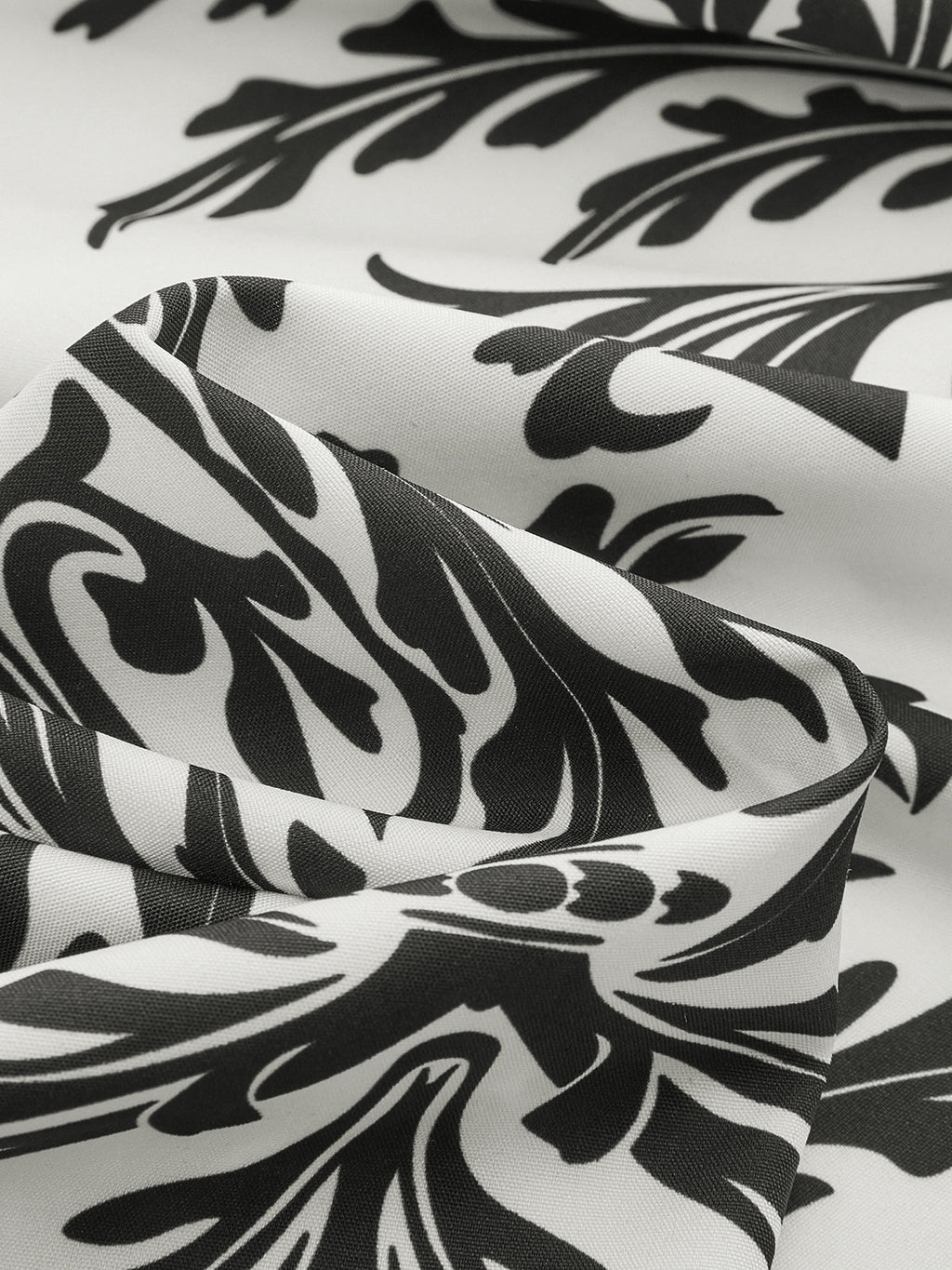Barock-Print Badeanzug & Sarong-Set