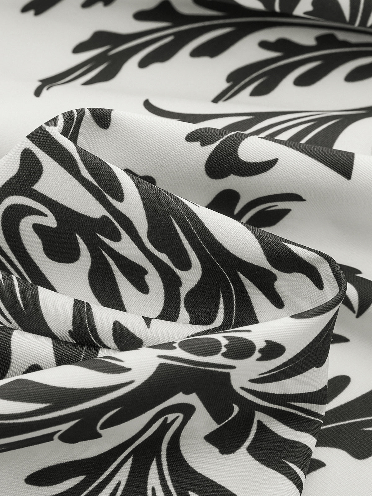 Barock-Print Badeanzug & Sarong-Set