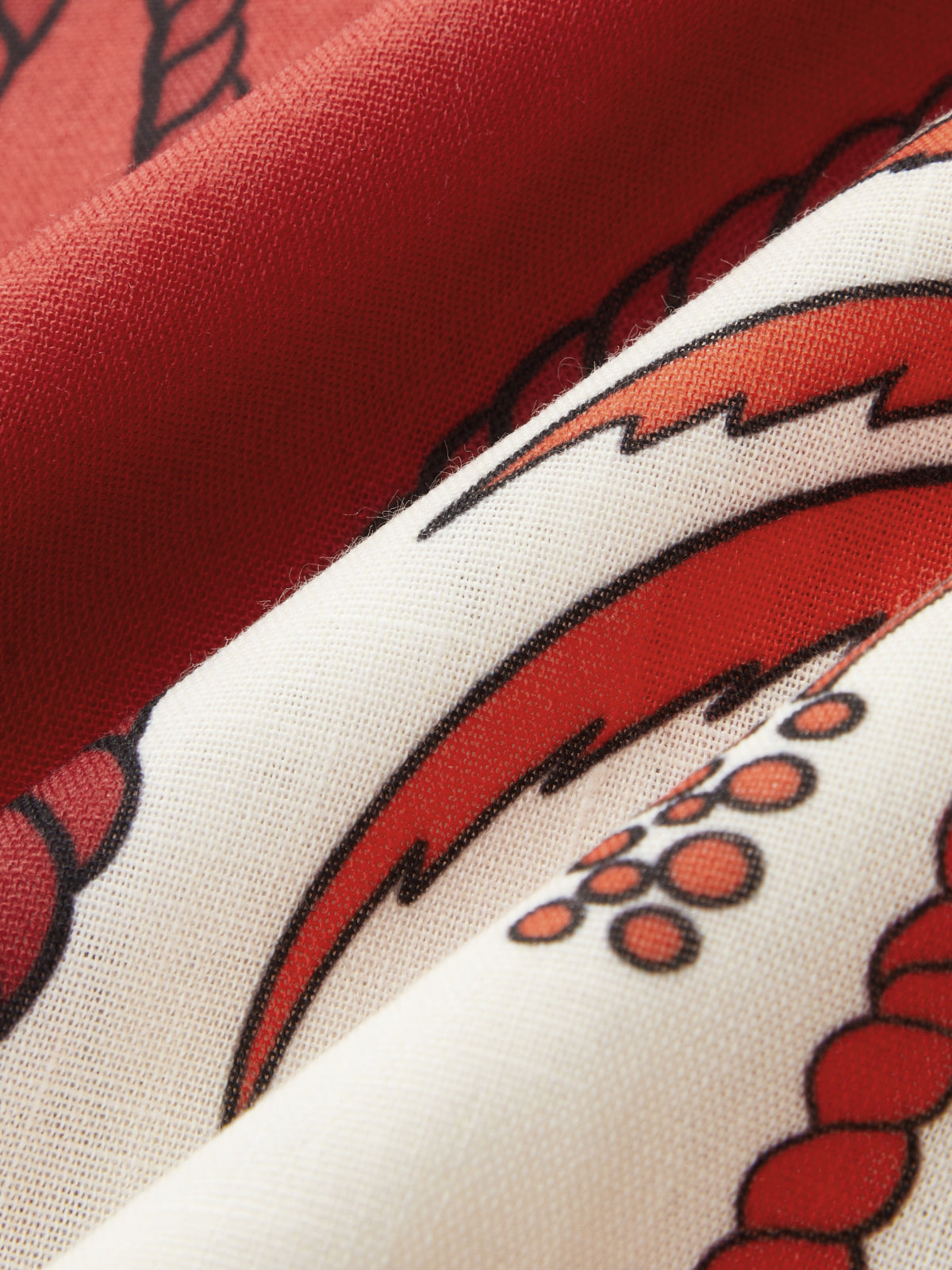 Maxikleid mit tropischem Print und Cut-Outs