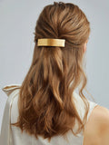 Pince à cheveux rectangulaire en métal