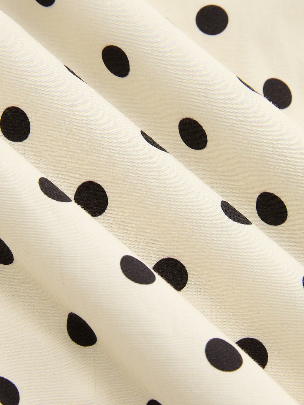 Robe longue dos nu à pois