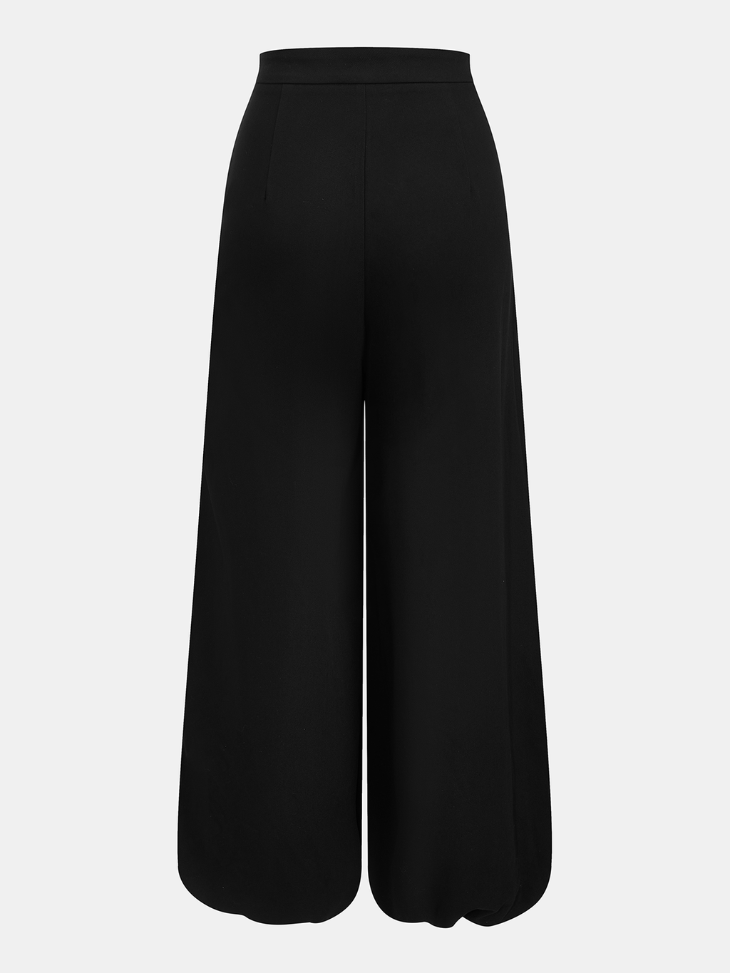 Asymmetrische Overlay-Hose mit weitem Bein