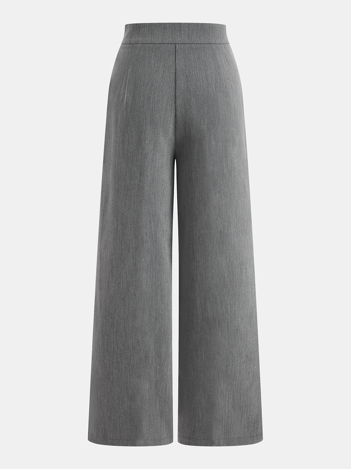 Ensemble top asymétrique sans manches et pantalon plissé
