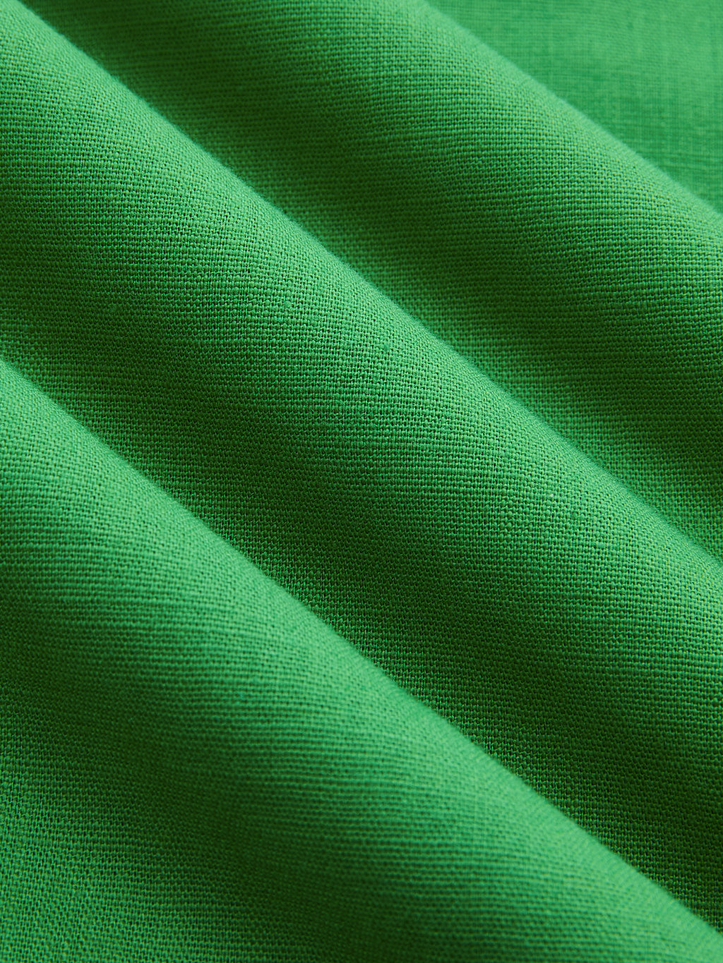 Mini-robe torsadée en coton et lin avec licol