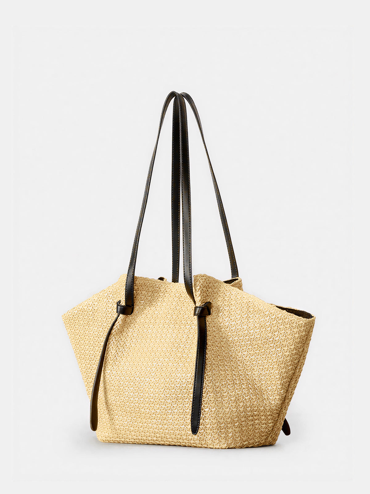 Grand sac fourre-tout en paille tressée