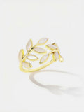 Blattzweig offener Ring