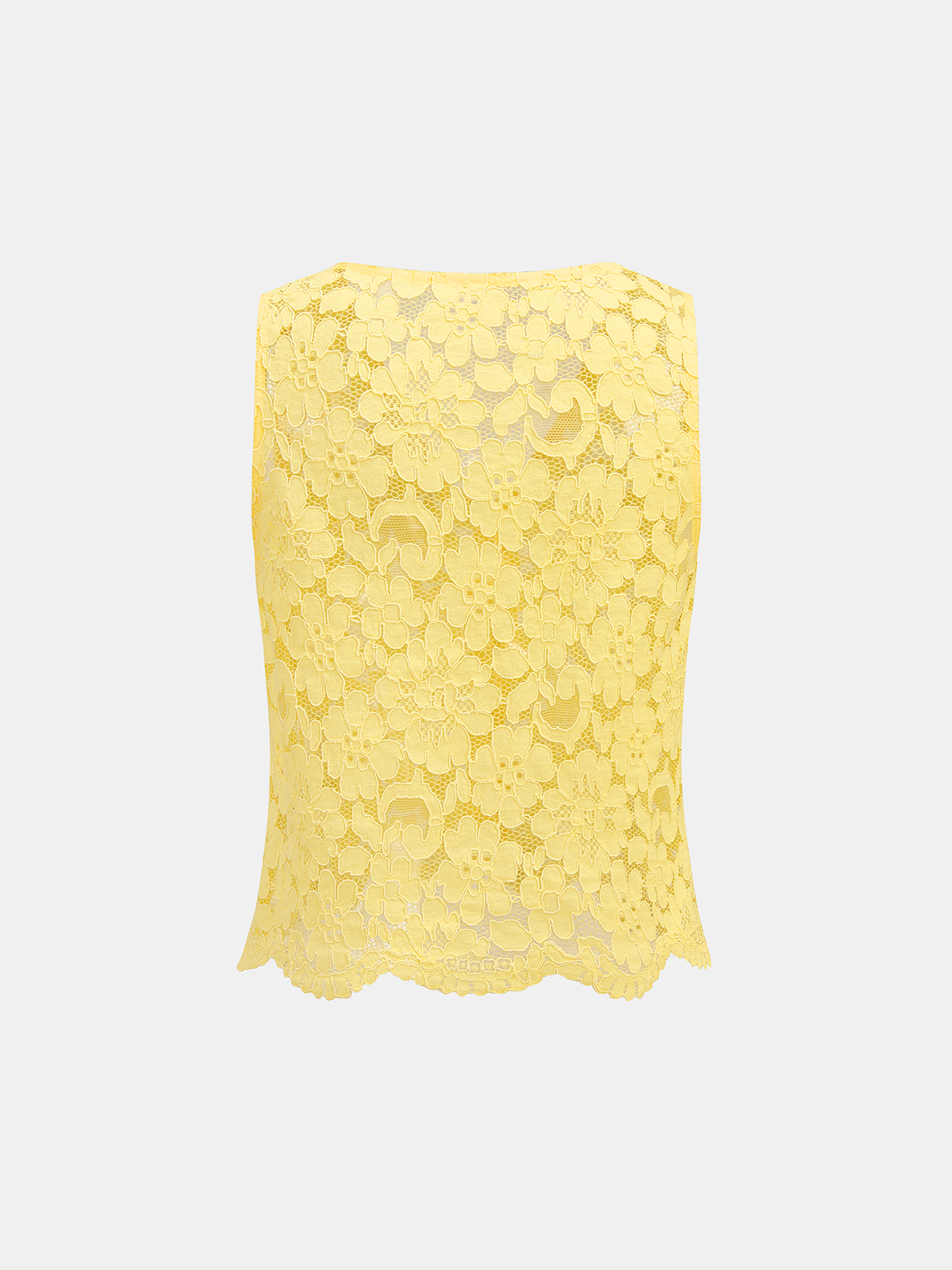 Ensemble haut sans manches et short en dentelle