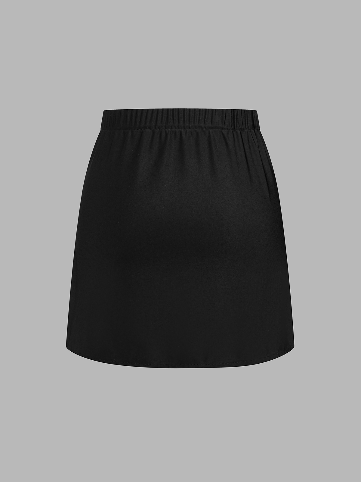 Maillot de bain une pièce à bordures contrastées et ensemble jupe