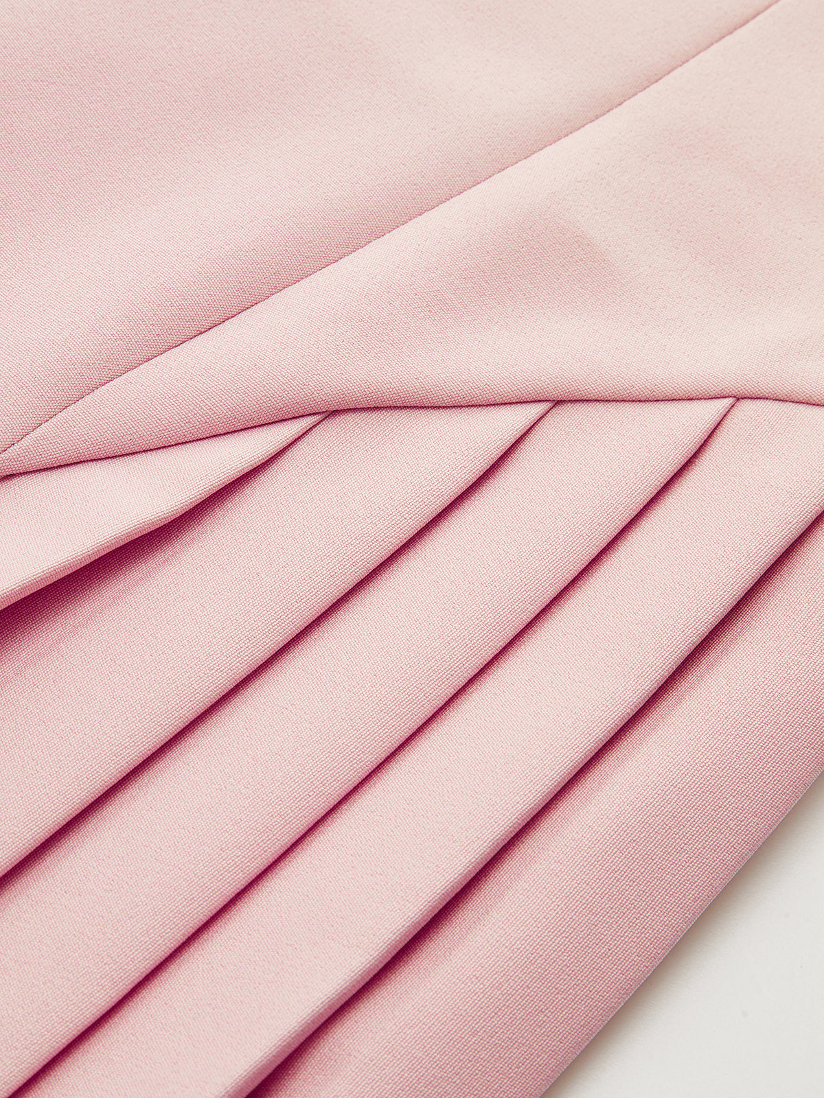 Ärmelloses Falten-Minikleid