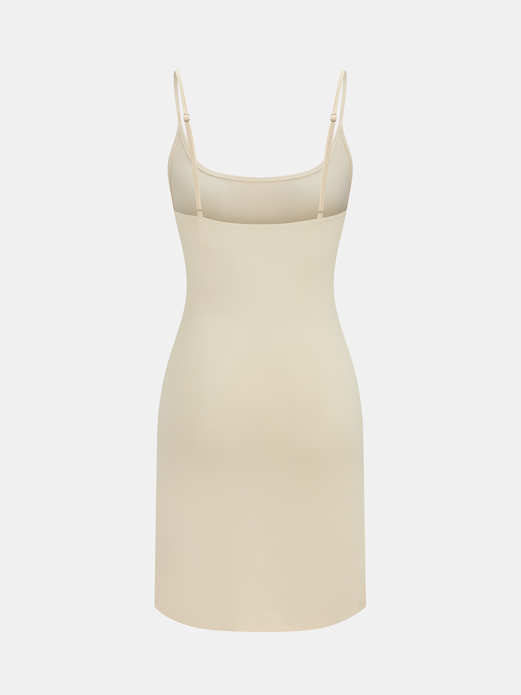 Robe à col bénitier rayée avec fond de robe à fines bretelles