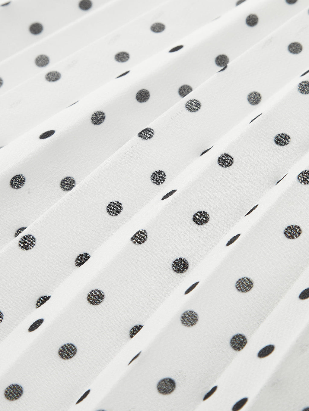 Polka Dot Pleated Cami Maxi Dress