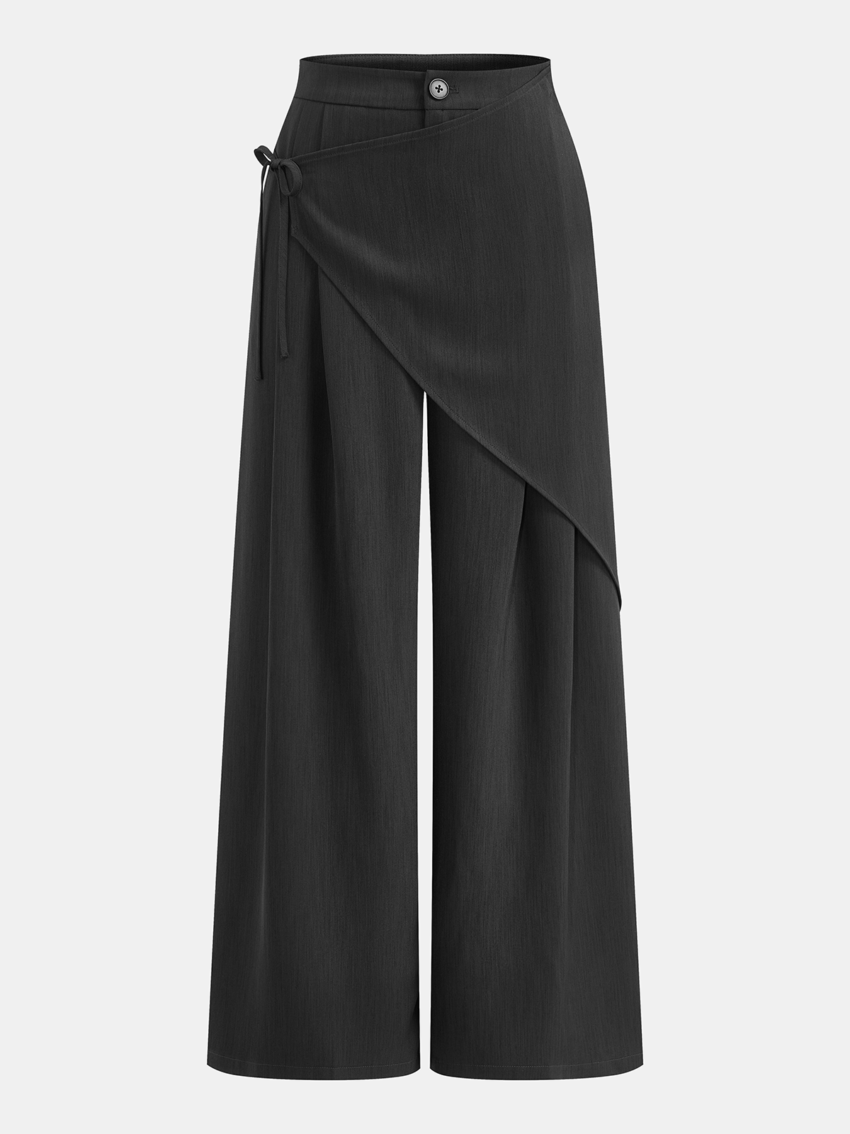 Pantalon ample à jambes larges, portefeuille sur le devant