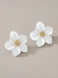 Boucles d'oreilles clous Fleur épanouie