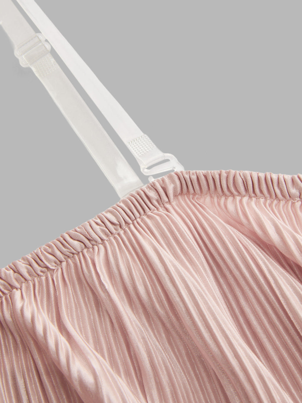 Robe longue plissée bustier