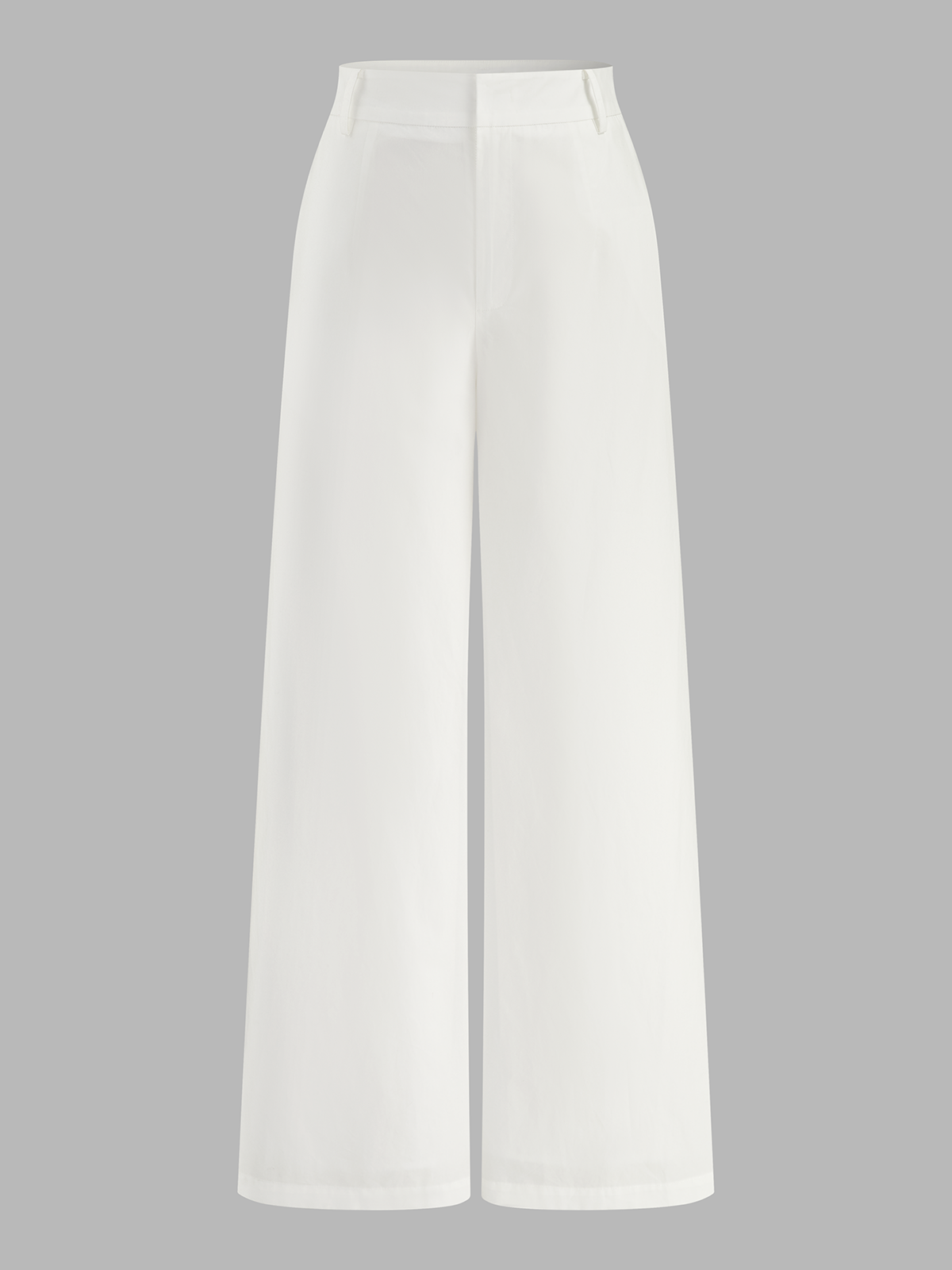 Ensemble haut ruché asymétrique sans bretelles et pantalon