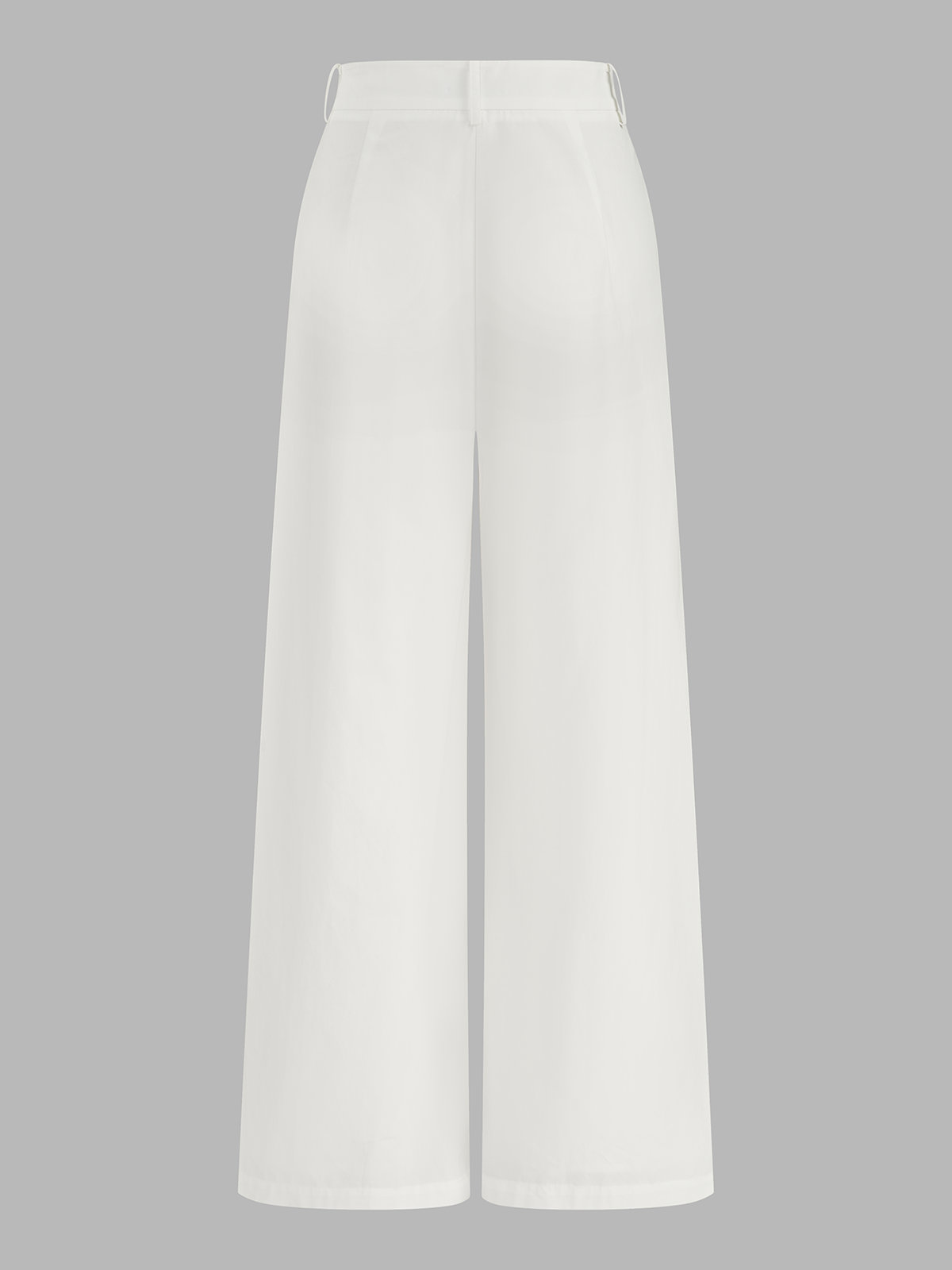 Ensemble haut ruché asymétrique sans bretelles et pantalon