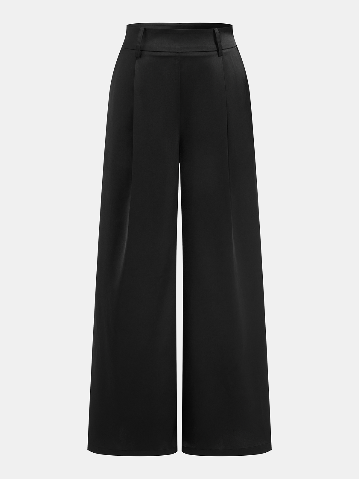 Zweiteiliges Set: Langes Top mit tiefem V-Ausschnitt und Hose