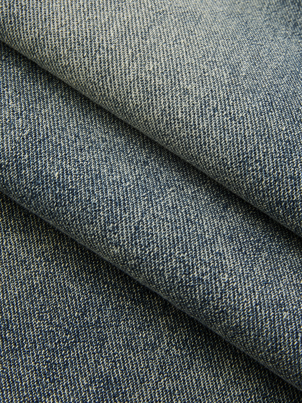 Asymmetrische Knopfleiste Weite Jeans