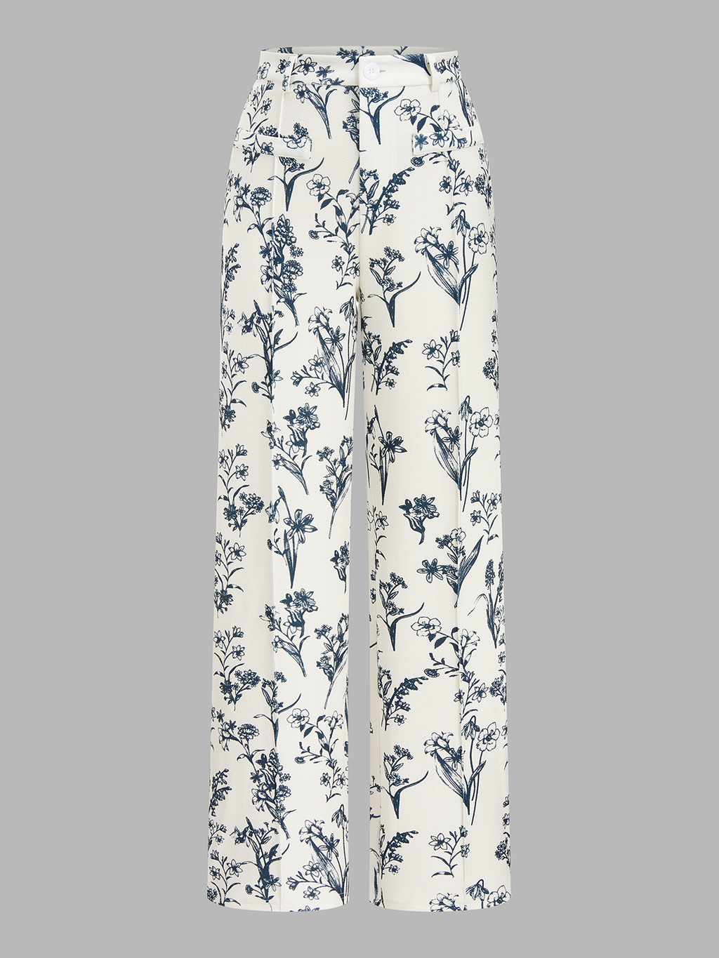Ensemble caraco court à imprimé floral et pantalon large