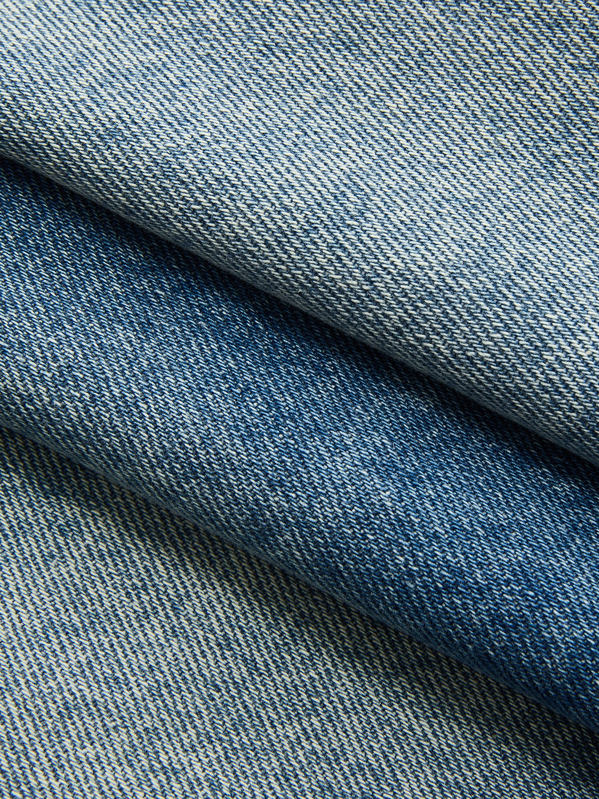 Gestufter Bund Asymmetrischer Jeans-Skort