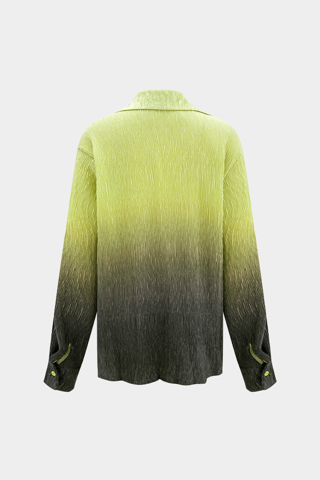Ombre Print Pleated Shirt And Trousers Set